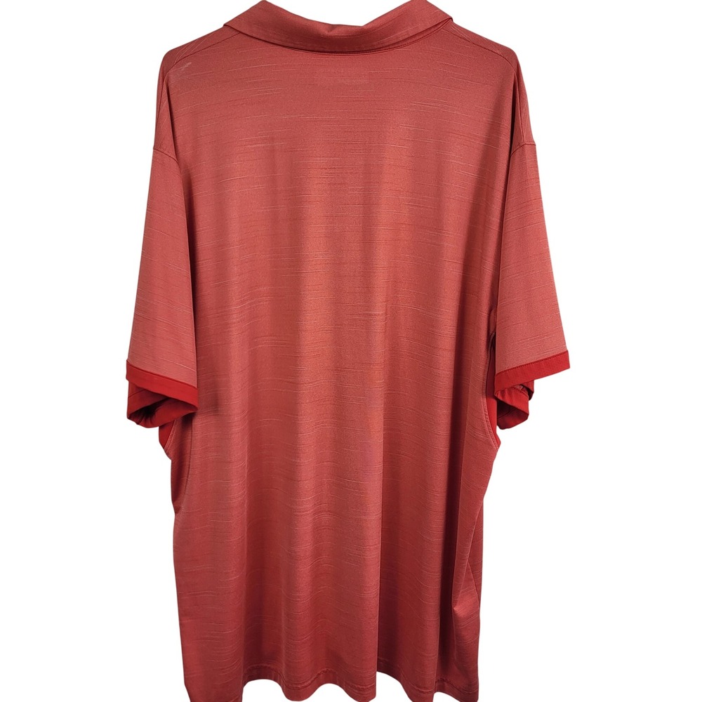Under Armour HeatGear Polo Shirt Men 4XL Red Loose Fit Performance Golf Athletic - Picture 7 of 7
